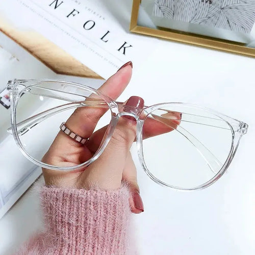 New Large Frame Anti Blue Light Eyeglass Frame Reading Glasses Fresh