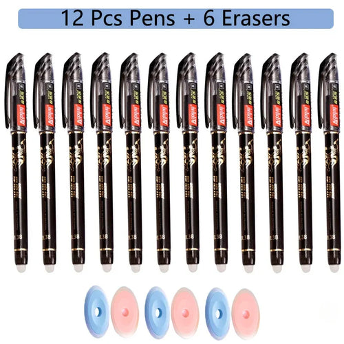 100 Pcs/set Kawaii Erasable Refill Erasable pens Gel Pen sketch