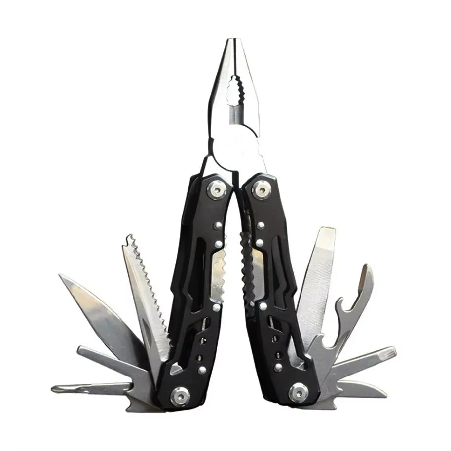 14 in 1 multifunctional outdoor folding pliers convenient wilderness