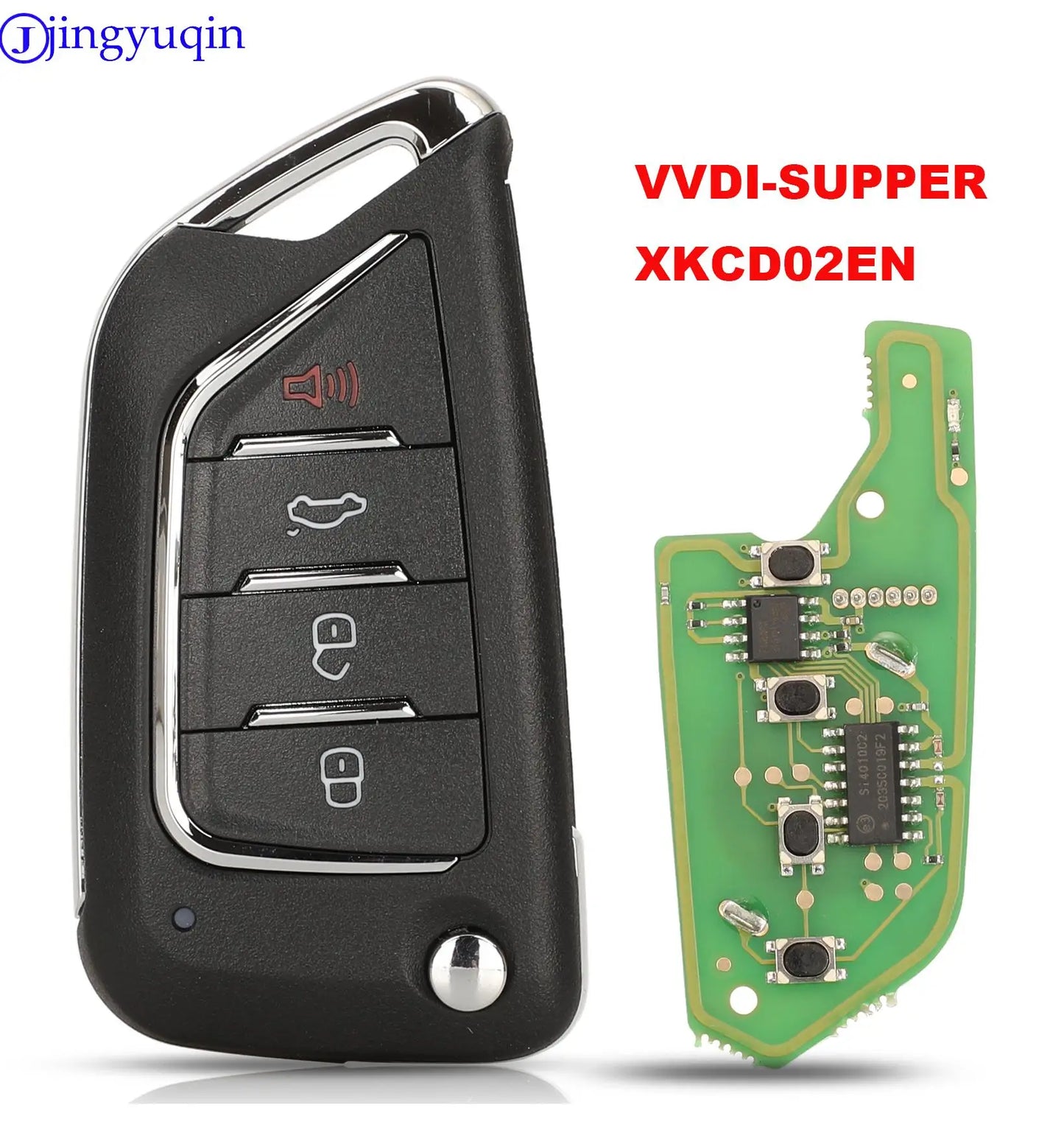 Xhorse jingyuqin Universal Remote Car Key With 4 Buttons For VVDI Key