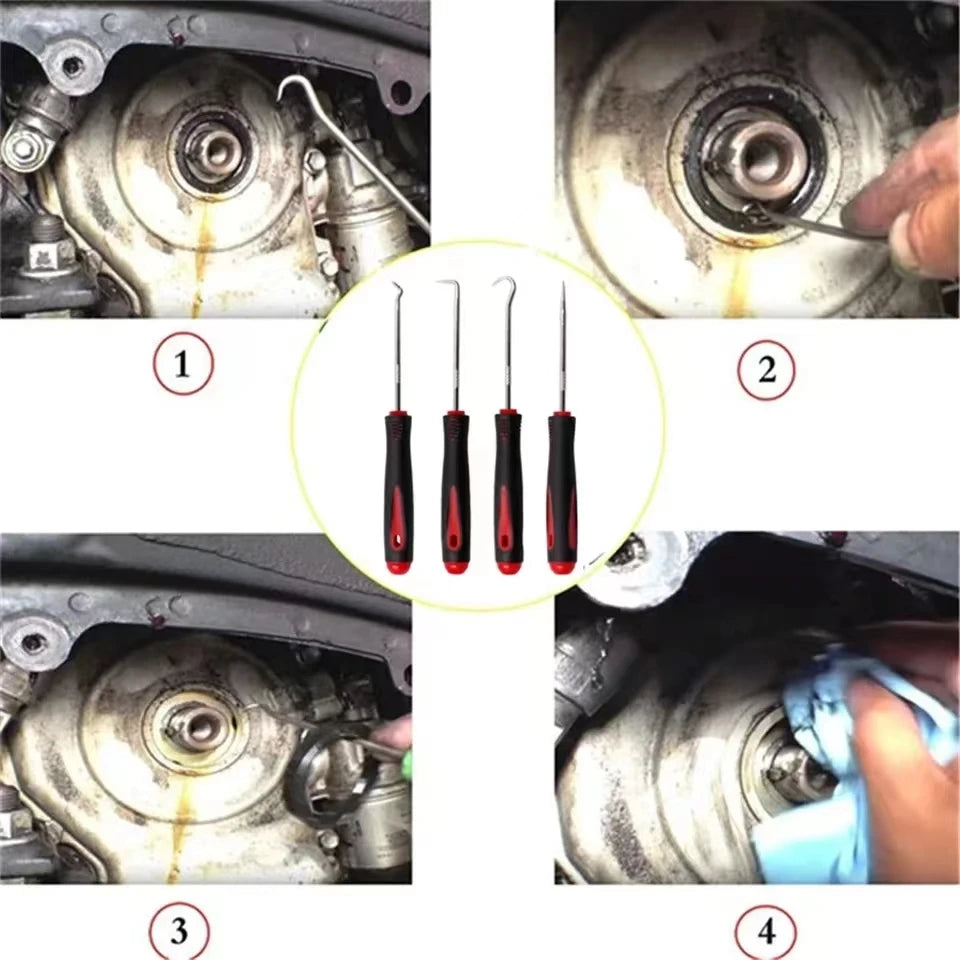 4PCS Car Auto Vehicle Oil Seal Screwdrivers Set O-Ring Seal Gasket