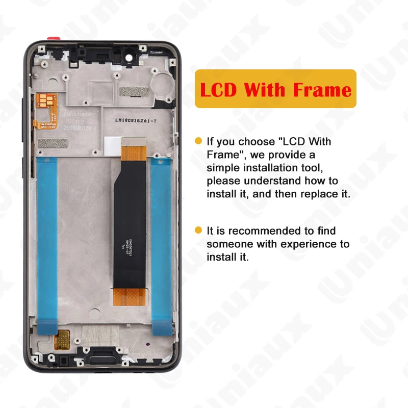 100% Original For Nokia 5.1 Plus LCD Display Touch Screen Assembly For
