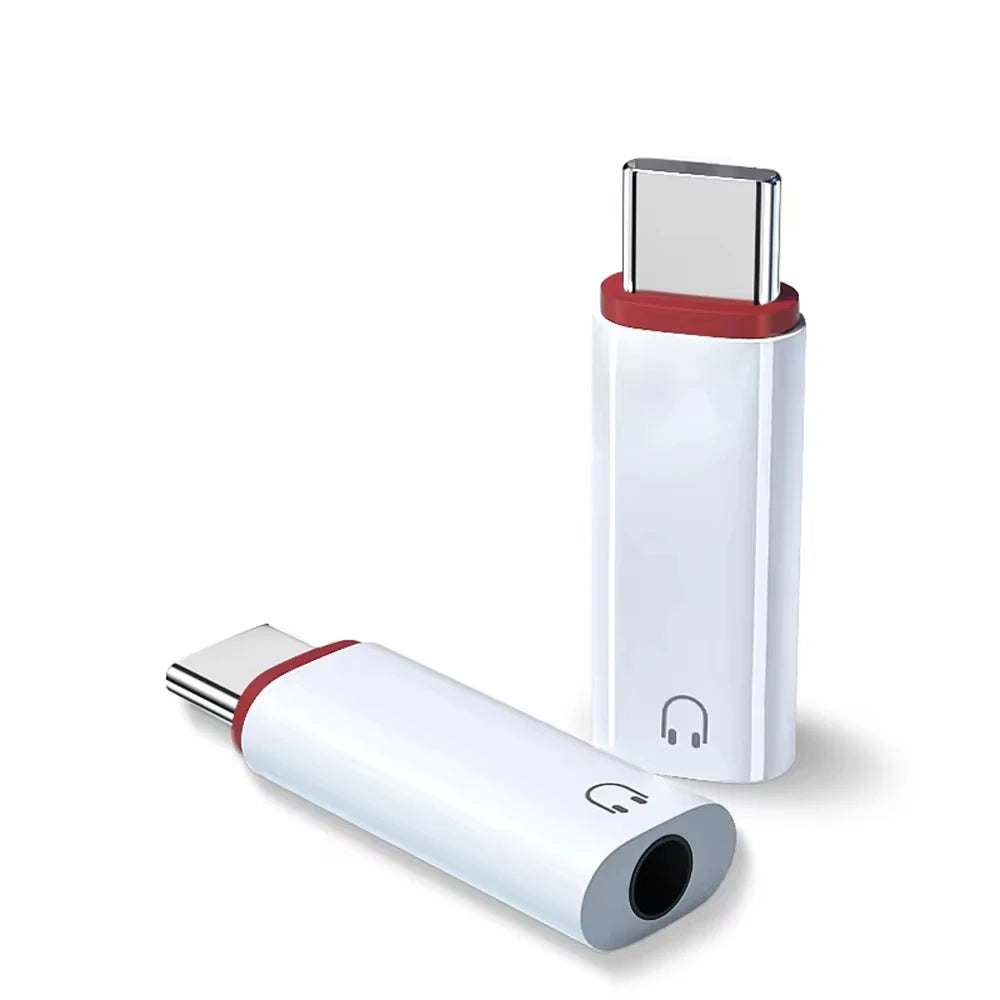 NNBILI USB C To 3.5mm Earphone Adapter 3.5 Jack USB C Audio Converter