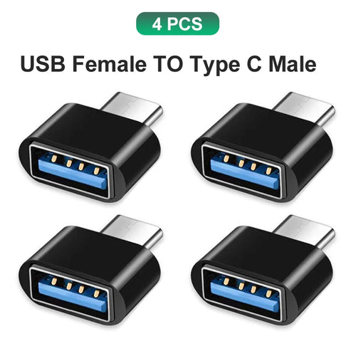 NNBILI Type C to USB Adapter 3.0 USB-C 3.1Male OTG A Female Data
