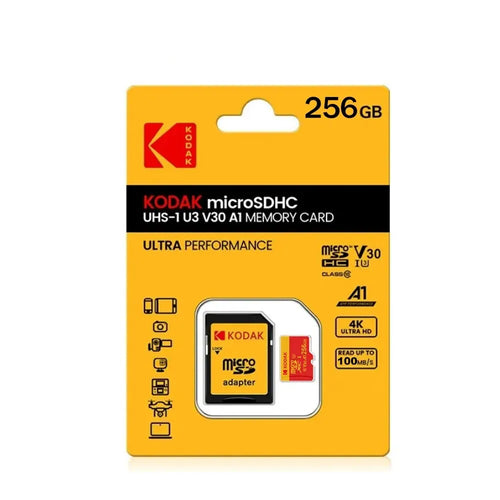 KODAK MicroSD Card Red Memory Card Class10 32GB 64GB 128GB 256GB U3 4K