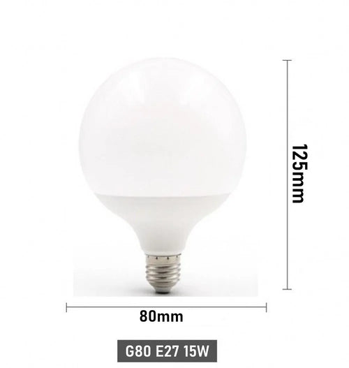 30W 20W 15W E27 LED Bulb 220-240V G80 G95 G120 Energy Saving Global