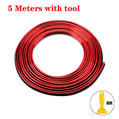 Universal Car Moulding Decoration Flexible Strips 5M/3M/1M Interior