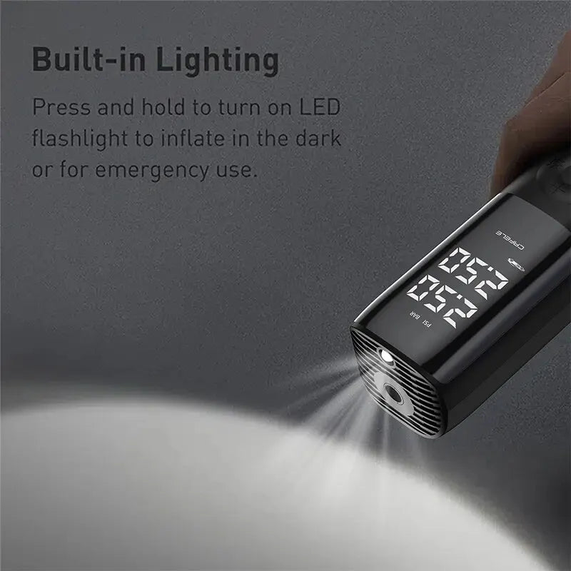 Car Tire Air Pump 12V 150PSI Air Compressor Portable Wired Electric