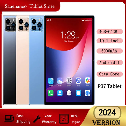  2024 Global 5G Tablet New 10.1-inch 4GB RAM 64 ROM Suitable for