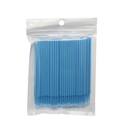 100 pcs Disposable Micro Brush Mascara Wands Applicator Lash Removing