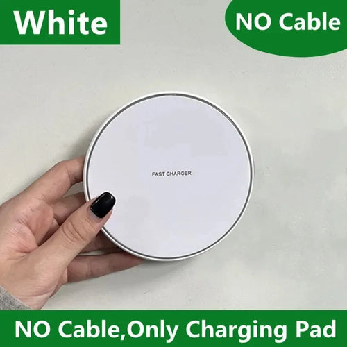 15W Wireless Charger Pad Compatible with iPhone 16/15/14/13/12/
