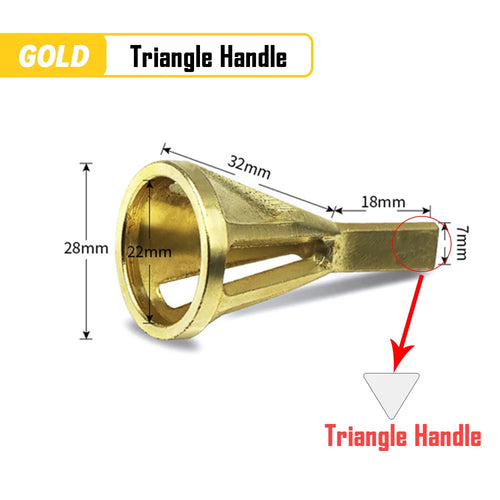 Deburring External Chamfer Tool Metal Hex Triangle Trimming Drill Bit