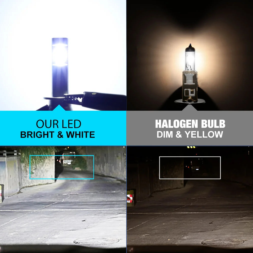 XSTORM H1 H3 LED Bulb Headlight Lamps Mini 25000LM 6500K CSP Super