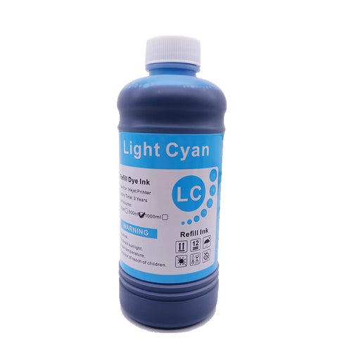 500ML Universal BK C M Y Refill Dye Based Ink Large Capacity Use For