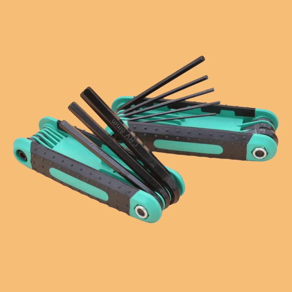 8 in 1 Folding Allen Wrench Set Metric Allen Key Set Tool Or Folding