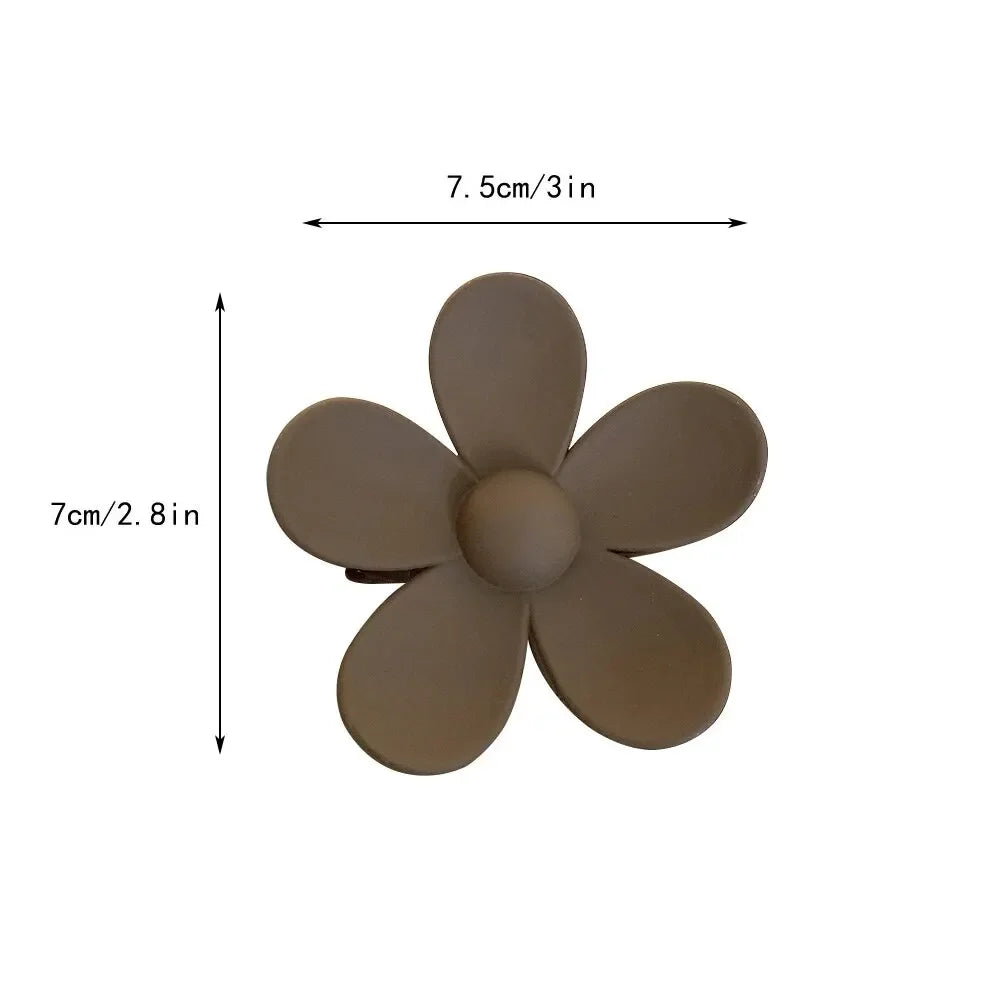 Fashion Flower Claw Clips for Women Sweet Girls Hair Claw Big Flower