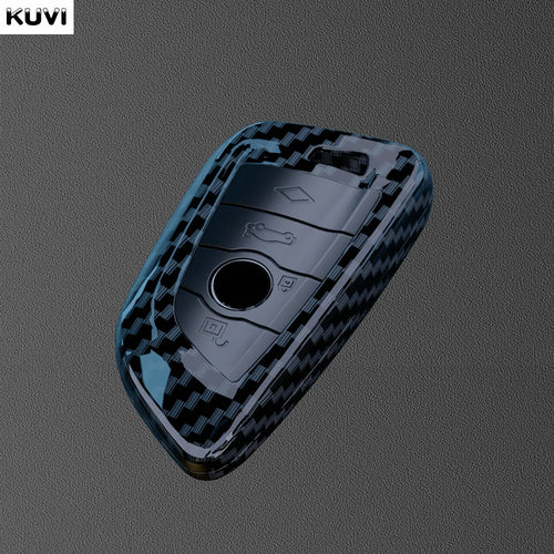 ABS Carbon Fiber Car Key Case Cover For BMW F30 F31 F32 F34 F20 F21