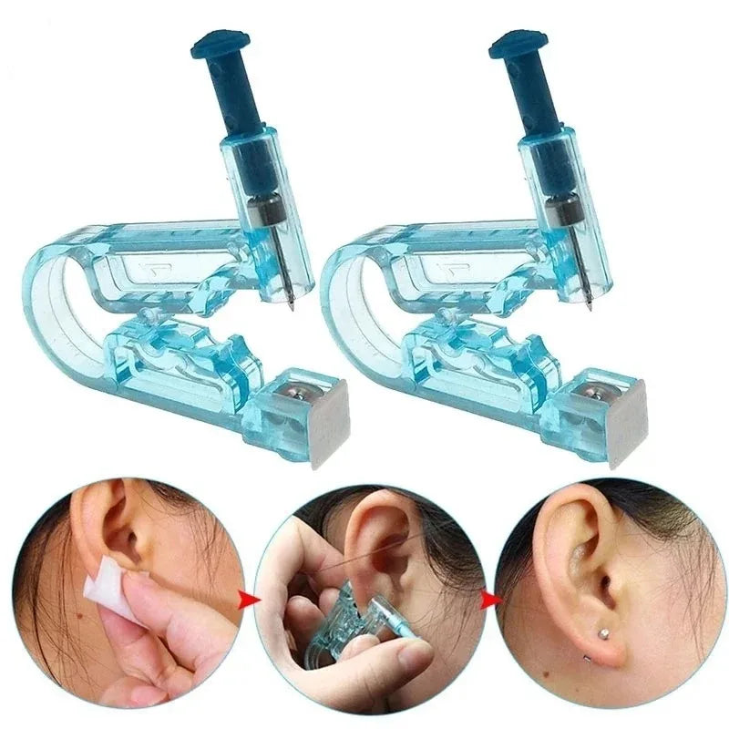 1-4Pcs Disposable Safe Painless Ear Piercing Tool, Healthy Sterile