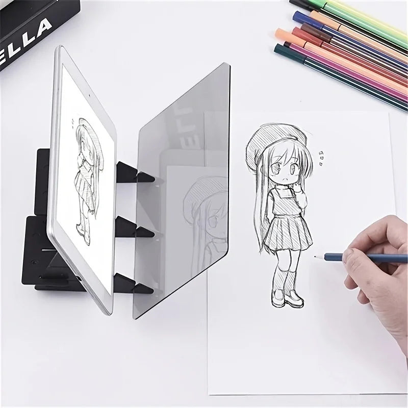 Portable Optical Drawing Copying Board Imitation Tracing With