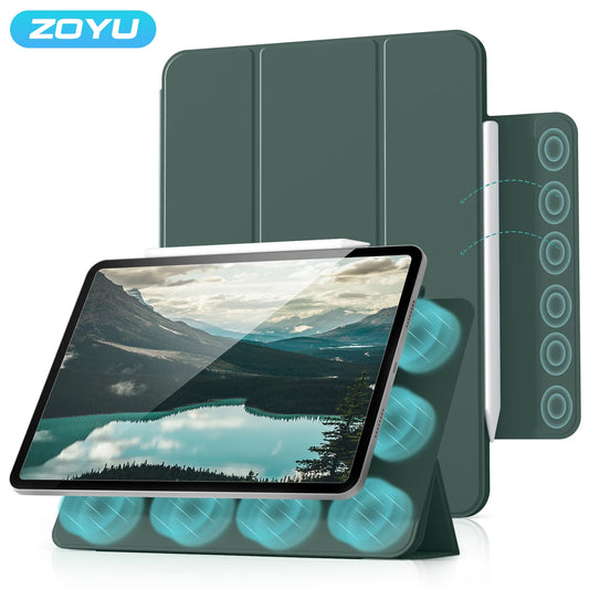 ZOYU for iPad 10 10.9 2022 Pro 11 12.9 inch Magnetic Case, For iPad