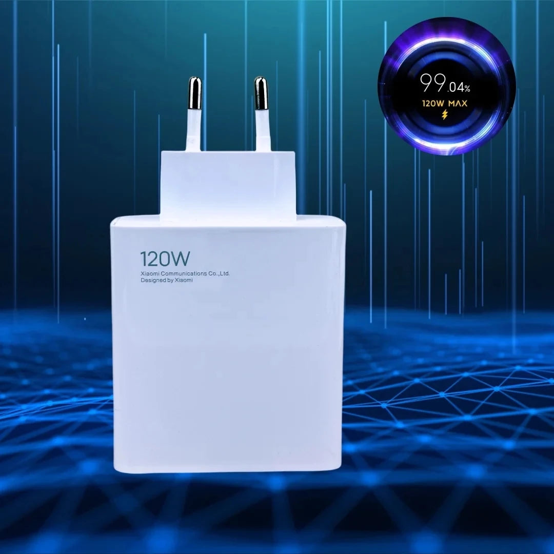 Xiaomi Original Charger Turbo Fast Charge 120W EU Hypercharge Gan