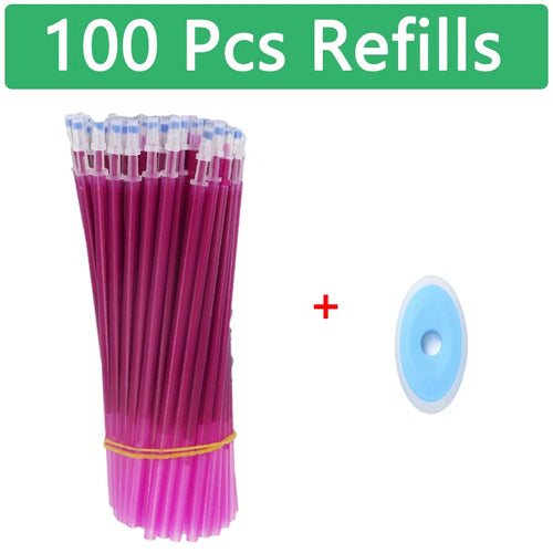 100 Pcs/set Kawaii Erasable Refill Erasable pens Gel Pen sketch