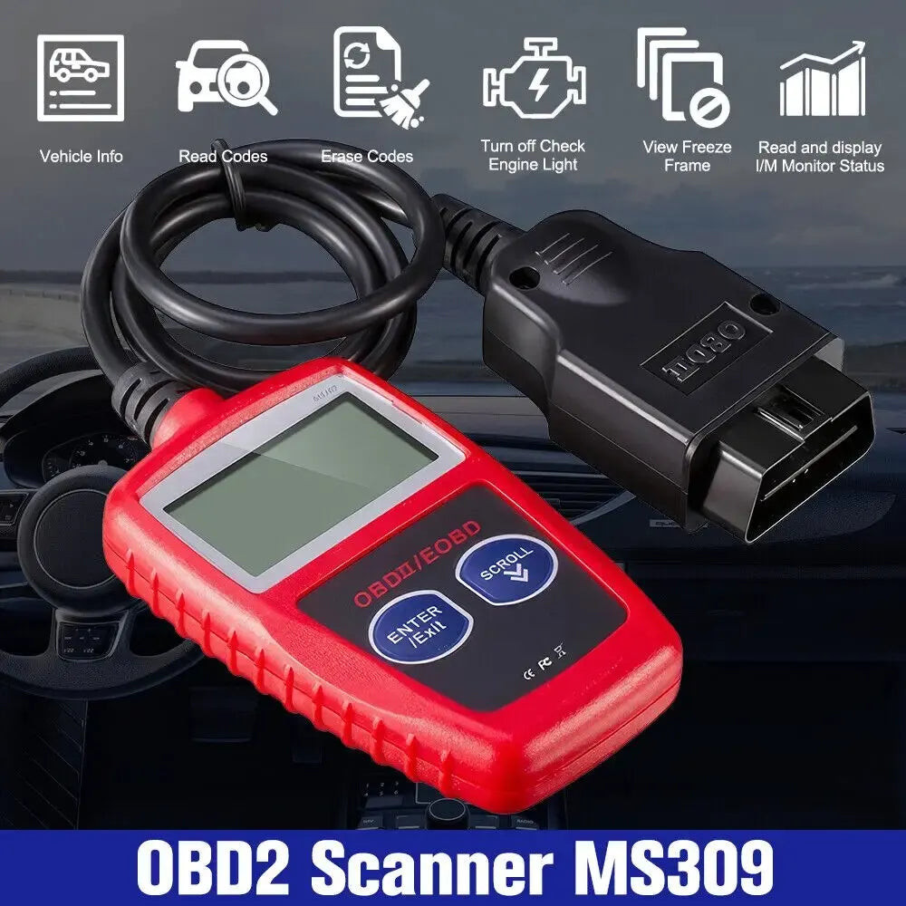 MS309 Car Fault Code Reader Accurate Engine Diagnostic Scanner
