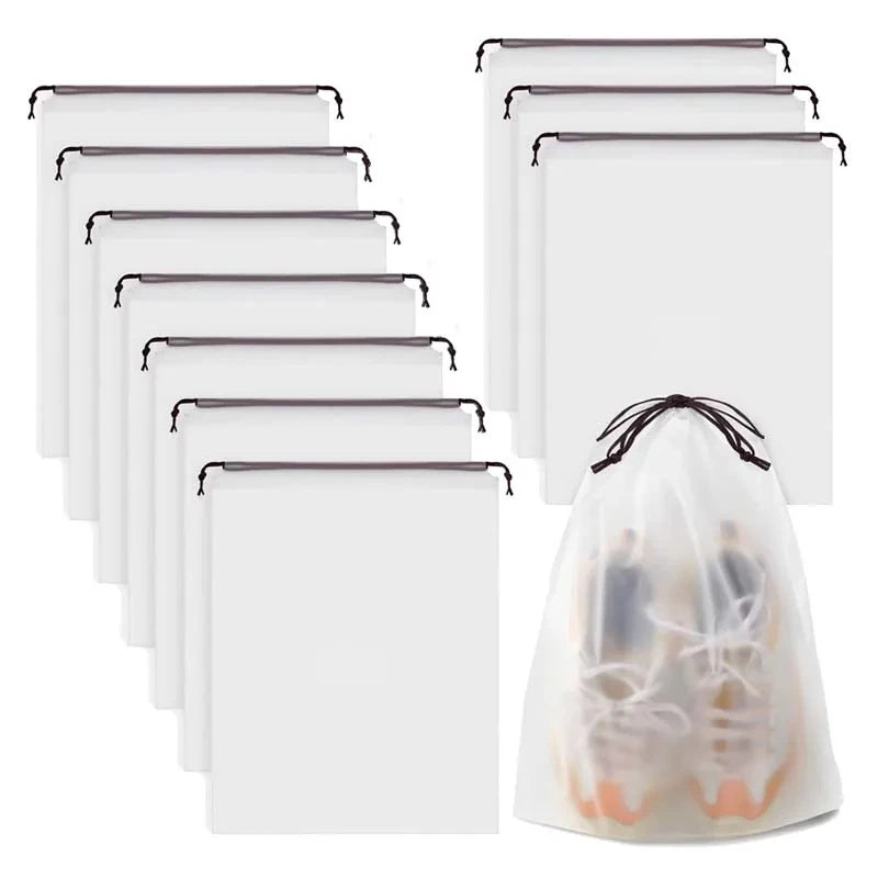 10PCS Portable Shoe Storage Drawstring Eco Storage Bag for Sundries