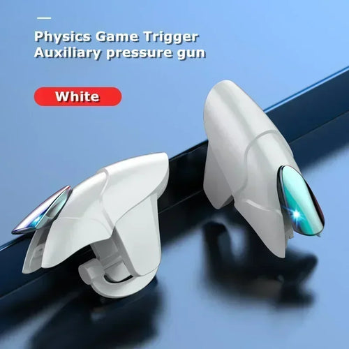 2pcs ABS Black Shark Mobile Phone Game Trigger for PUBG Aim Shooting