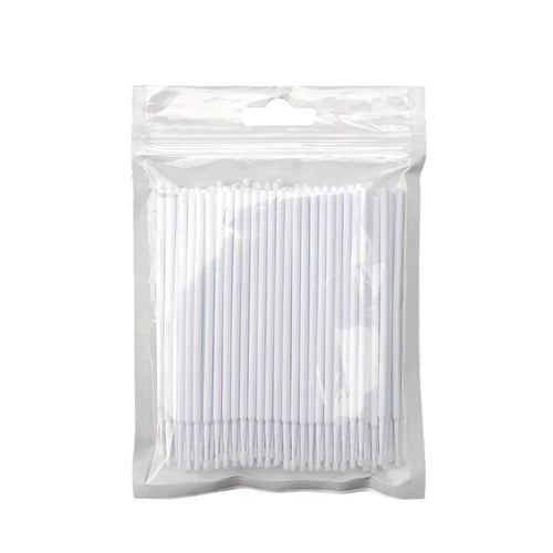 100 pcs Disposable Micro Brush Mascara Wands Applicator Lash Removing