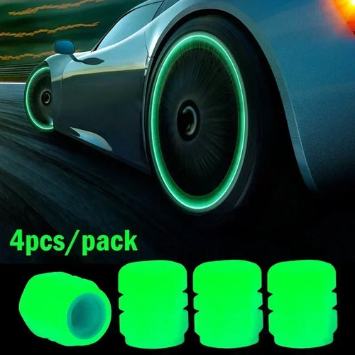 12Pcs Luminous Valve Motorcycle Bicycle Bike Car Wheel Tyre Hub Cap