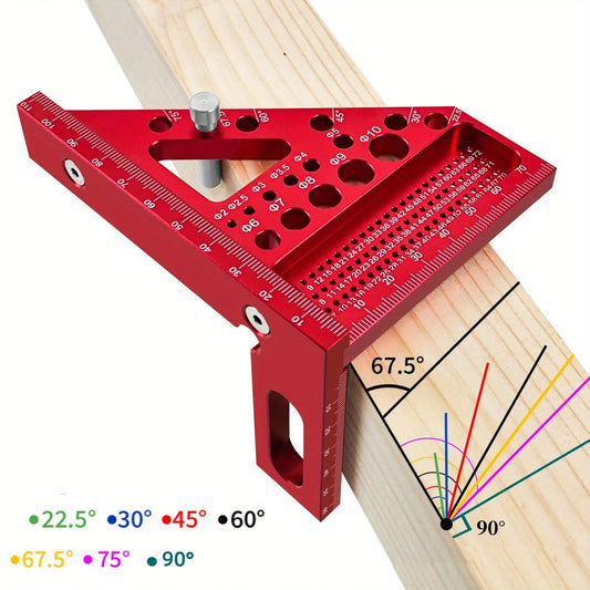 Woodworking Square Protractor, Woodworking Square With Dowel