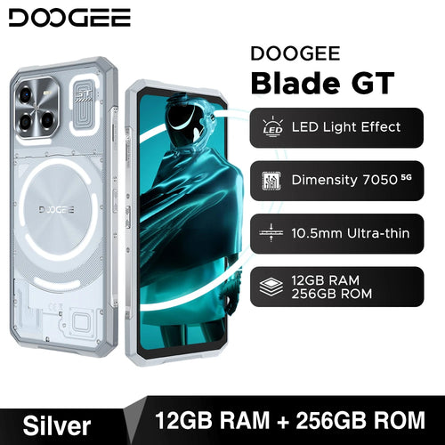 World Premiere DOOGEE Blade GT Rugged Phone 6.72'' FHD+ 120Hz LED