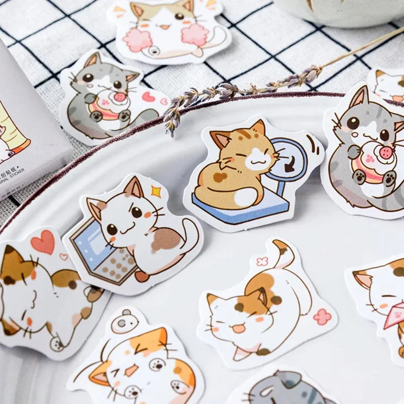 My cat Decorative Stickers Adhesive Stickers DIY Decoration Diary