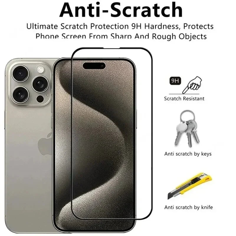 1 PCS Tempered Glass For iPhone 16 Pro Max 16Pro Anti Scratch Screen