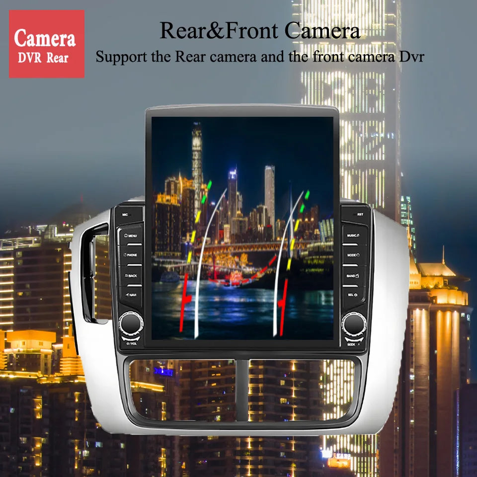 8Core 8G+128G Carplay Auto Car Radio Audio Stereo Tape Recorder HU