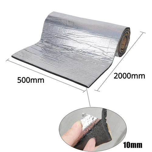 2000*500mm 5/10mm Car Sound Mat Proofing Deadener Heat Noise