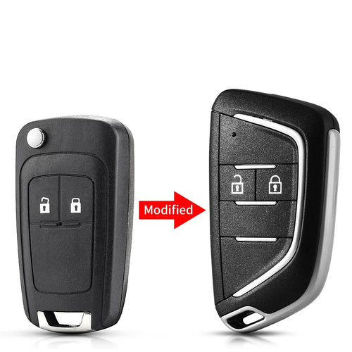 KEYYOU New Modified Flip Remote Key Shell Case 2/3/4/5 Buttons For