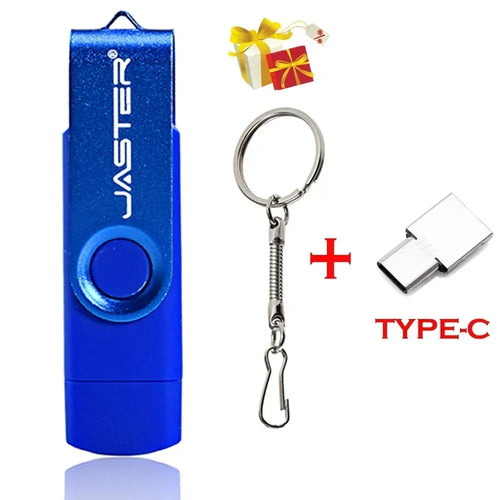 JASTER TYPE-C High Speed USB Flash Drive OTG Pen Drive 256GB 128GB