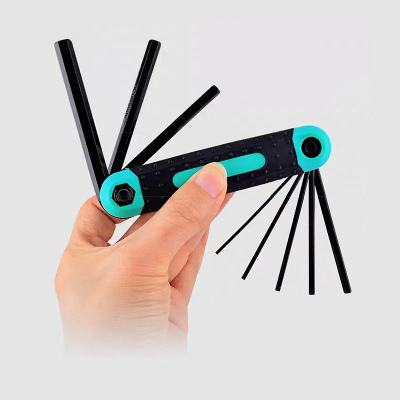 8 in 1 Folding Allen Wrench Set Metric Allen Key Set Tool Or Folding