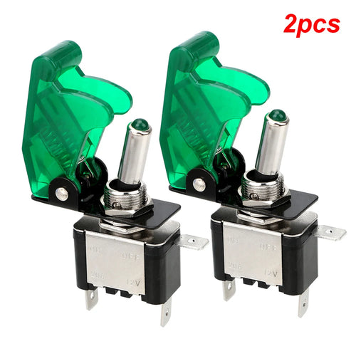 12V SPST Toggle Rocker Switch LED Light for Ignitions Boost Marine