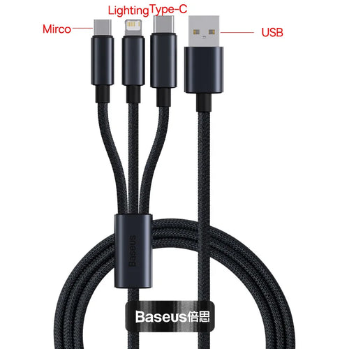 Baseus USB Cable For iPhone 13 12 11 pro max iPhone USB Cable Fast