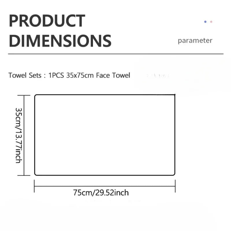 Striped Pattern Towel Set Soft Hand Towel Bath Towel Quick Drying