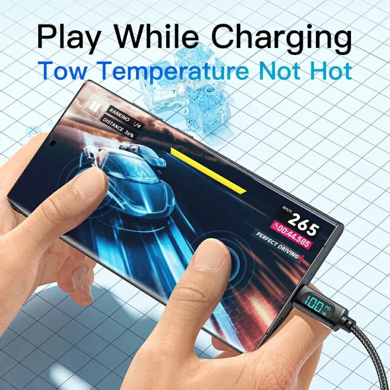 Essager Type C to Type C Cable 100W PD Fast Charging Charger USB C to