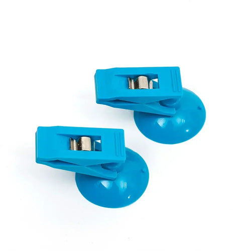 2pcs Car Interior Window Clip Mount Suction Cup Clip Round Suction