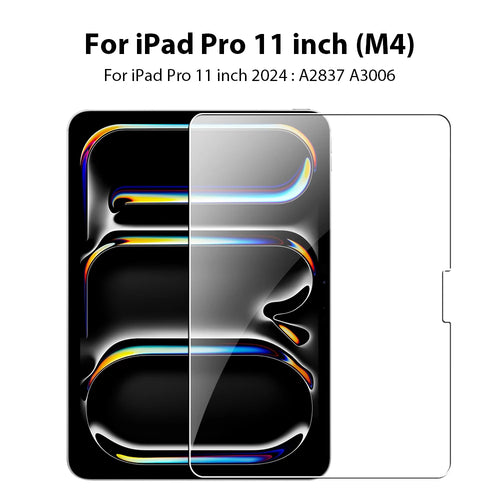 Tempered Glass Screen Protector For IPad Pro 12.9 12 9 11 13 inch 2024