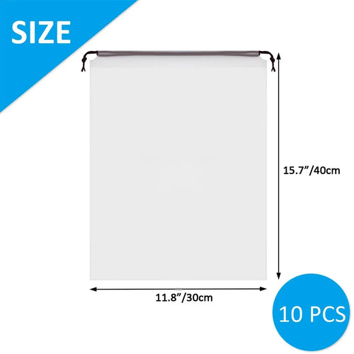 10PCS Portable Shoe Storage Drawstring Eco Storage Bag for Sundries