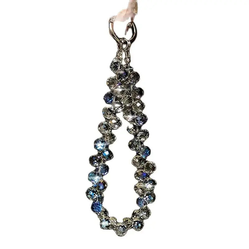 Luxury Glitter Crystal Diamond Wrist Strap Phone Charm Keychain