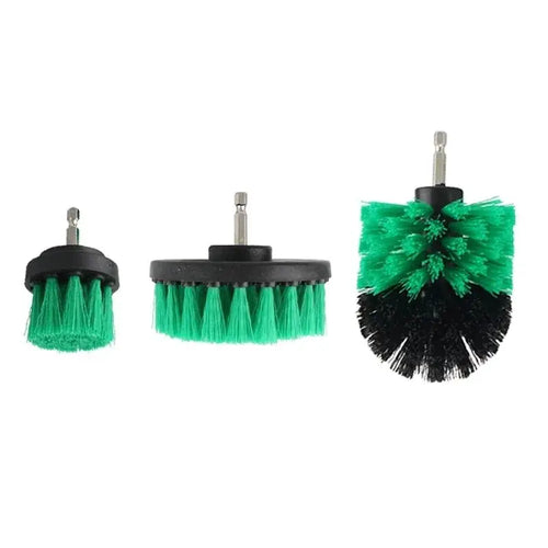 3pcs Drill Brush Attachment Set Power Scrubber Brush With Drill Scrub