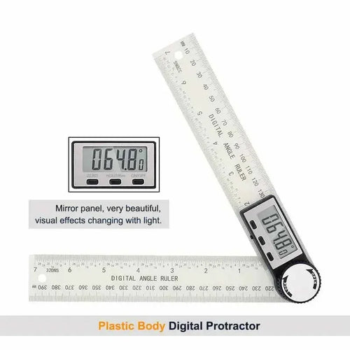 1 PC 2 in 1 Digital Angle Detector Scale Suitable for Woodworking
